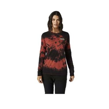 FOX BISCAYNE LS TEE [RD CLY]