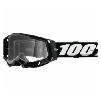 100% RACECRAFT 2 Goggle Black - Clear Lens