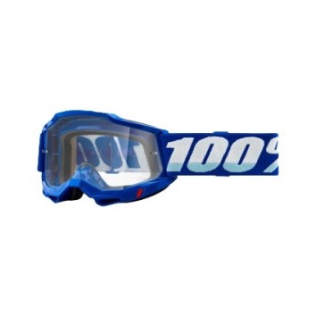 100% GOGGLE 100% ACCURI GOGGLE BLUE CLEAR LENS