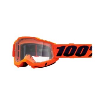 100% GOGGLE 100% ACCURI GOGGLE ORANGE CLEAR LENS